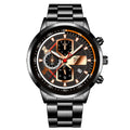 Luxury Brand Mens Watches Fashion Men Sports Stainless Steel Quartz Wrist Watch Luminous Clock Man Business Watch часы мужские