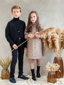 New Kids Boutique Clothes for Girls Boys Autumn Winter Children Family Matching Outfits Brother Sister Baby Clothing
