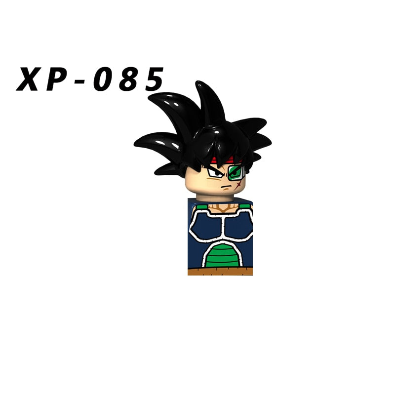 KT1007 KT1009 KT1011 KT1020 KF6142 Dragon Ball Z Goku Vegeta Trunks Kuririn Mini Action toy Figures Kids Assemble dolls Gifts