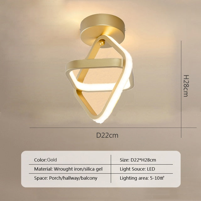 Modern LED Aisle Ceiling Lights Nodic Home Lighting Led Surface Mounted for Bedroom Living Room Corridor Light Balcony Lights