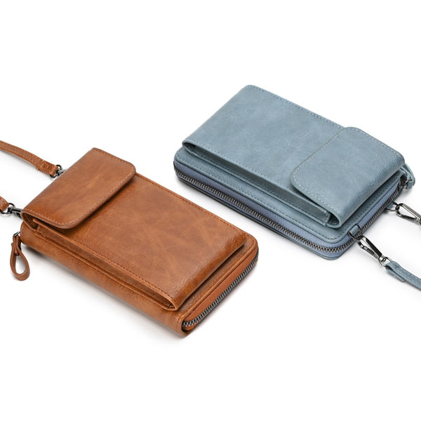 Fashion Ladies Small Crossbody Messenger Bags Women Shoulder Bag Phone Wallet Mini PU Leather Card Holder Female Purse