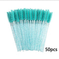 Disposable Crystal Eyelashes Brush Comb 25/50Pcs Eye Lashes Extension Mascara Wands Makeup Professional Makeup Beauty Tool