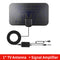 Kebidumei TV Antenna  4K 8K 25DB High Gain HD TV DTV Box Digital  EU Plug 3000 Miles Booster Active Indoor Aerial Flat Design
