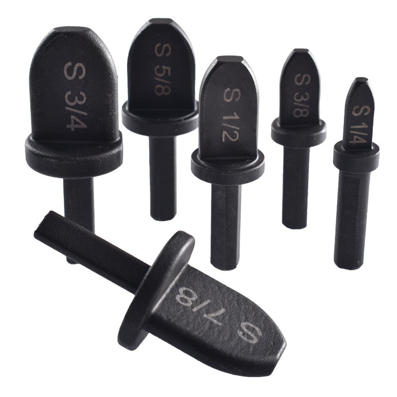 5/6pc Hex Shank Imperial Tube Pipe Expander Support for Air Conditioner Conditioning Swaging Rotary Tool Set7/8 3/4 5/8 1/2 1/4&quot;
