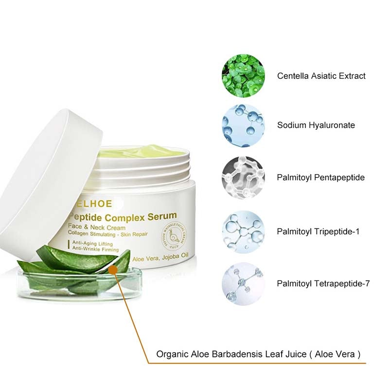 Peptide Wrinkles Removal Cream Lifting Firming Anti Aging Products Fade Fine Lines Smooth Whitening Moisturizing Face Skin Care