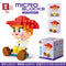 Disney DIY LinaBell assembly buildding blocks Goofy Pluto Anime Mini Action Figures Educational Toys kids Birthday Gifts