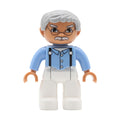 Big Size Action Figures City Princess Policemen Family Building Block Doll Character Accessory Toys Assembly Children Kids Gift