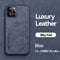 Ultra-thin Silky Feel Magnetic Phone Case For iPhone 13 11 12 14 Pro Max XS XR X 7 8Plus Luxury Texture Leather Protection Case