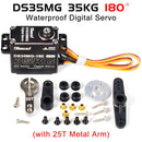 9imod DS35MG 35kg Waterproof Servo 180°/270° Full Aluminum Case Stainless Steel Gear High Torque for 1/6 1/8 1/10 1/12 RC Car