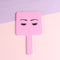 RISI For Eyelash Extension Handheld Makeup Mirror Square Makeup Vanity Mirror with Handle Hand Mirror SPA Salon Compact Mirrors