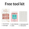 Fake Nails Art Nail Tips Press on False with Designs Set Full Cover Artificial Short Packaging Kiss Display Clear Tipsy Stick