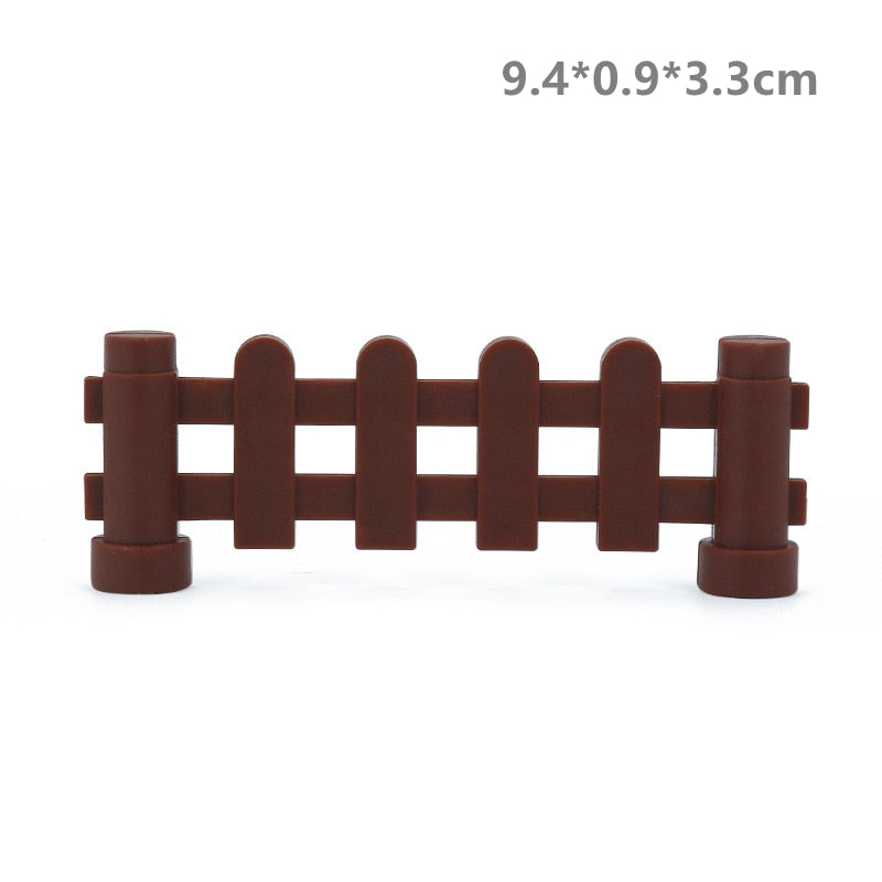 Big Building Blocks Compatible Slide Swing Seesaw Park Playground Series Large Bricks Children Educational Creative Toy Kid Gift