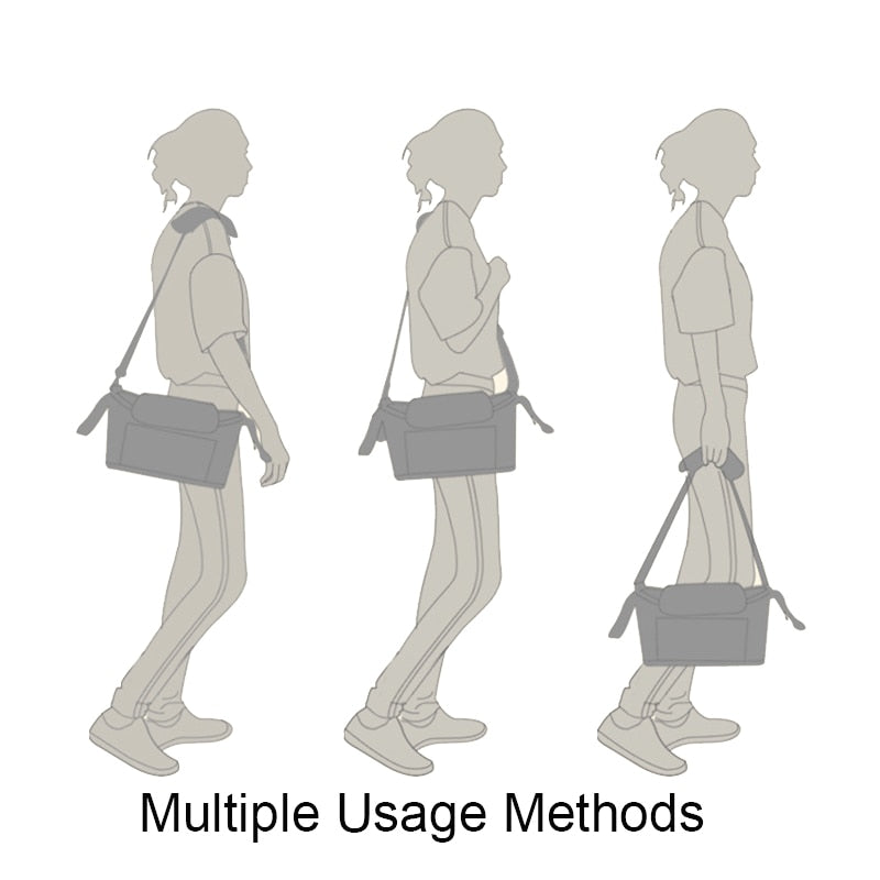 2 Baby Stroller Organizer Bag Mummy Diaper Bag Hook Baby Carriage Large Capacity Travel Wet Bags Stroller Accessories Cup Holder