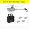 C127 2.4GHz RC Drone 720P Camera 6-Axis Wifi Sentry Helicopter Wide Angle Camera Single Paddle Without Ailerons Spy Drone RC Toy