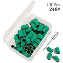 100pcs 80''/120''/180" Nail Art Sanding Bands Gel Polish Remover Tool Accessory for Electric Nail Machine Nail Drill Bits
