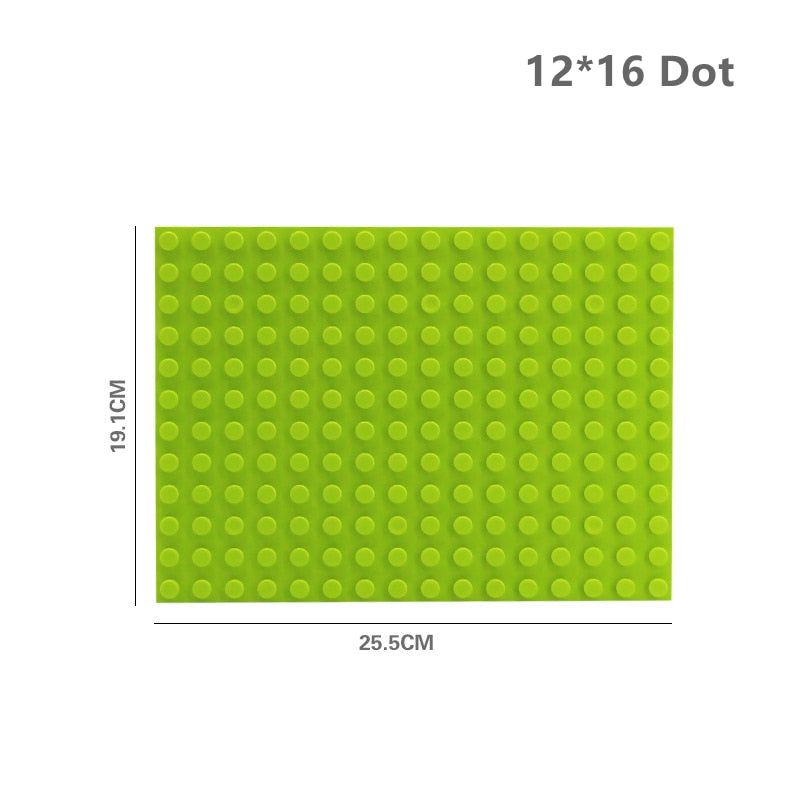 5 Sizes Big Building Plastic Blocks Base Plates Assembly Figures Comptatible Large Bricks Classic Baseplates Children Kids Toys