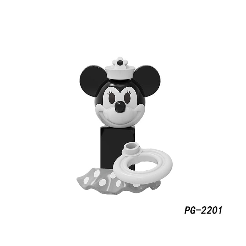 Disney Mini Action Toy Figures Building Blocks Cartoon dolls Toy Story Mickey Mouse Winnie The Pooh Frozen Stitch Donald Duck