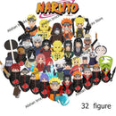 Naruto Sasuke Kakashi Akatsuki bricks Building Blocks Anime cartoon Mini Action Figures Heads Assembly Toys kids Christma Gifts