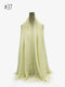 Pleated Plain Hijab Scarf Muslim Women Cotton Crinkle Headband Veil Scarves 2021 Fashion Islamic Headscarf Head Wraps Turban