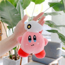 Kirby Keychain Kawaii 12Cm Cartoon Pink Star Keyring Soft Stuffed Plush Toys Cute Gifts Plushies For Girls Friends Childrens