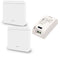 Diese 433Mhz wireless Wall Switch rf 86 wall panel transmitter Safety Switch and AC 110V 220V relay interruptor for Light Lamp