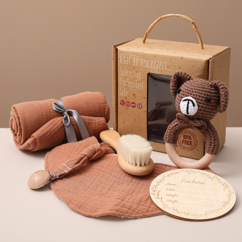 BaBy Accessories Photography Props Newborn Keepsakes Memories Milestone Cards Monthly Blanket Babies Photos Baby Birth Gift Set