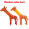 New Giraffe Pop Tubes Toys Kids Sensory Learning Toy Stress Relief Squeeze Fidget Toy Retractable Plastic Tube Decompression Toy