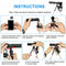 10-300x40 Metal Monocular HD Zoom Telescope Portable Telescope Powerful Binoculars with Tripod&amp;Phone Holder for Camping Travel