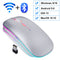 Rechargeable Wireless Mouse Computer Bluetooth Mouse Ergonomic Usb Mouse Silent Mause With Backlight RGB Mice For Laptop PC ipad