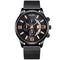 2022 Watches Mens Fashion Calendar Watch Men Business Stainless Steel Mesh Belt Quartz Wrist Watch Male Clock relogio masculino