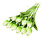 10PCS Tulip Artificial Flower Real Touch Artificial Bouquet Fake Flower for Wedding Decoration Flowers Home Garden Decor