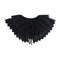 Royal Style Cotton Fake Collar Shawl Wrap Hollow Out Floral Lace Ruffled Trim Necklace Pointed Triangle Lapel Blouse