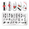 PICT YOU 12*6cm Nail Art Templates Stamping Plate Design Flower Animal Glass Temperature Lace Stamp Templates Plates Image