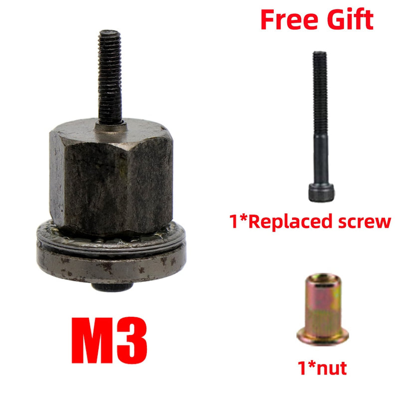 Hand Rivet Nut Gun Head nuts Rivet nut tool Manual Riveter Rivnut Tool Accessory for Nuts M3 M4 M5 M6 M8 M10 Simple installation