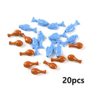 Food Building Blocks City Friend Accessories Bread Chips Roast Chicken Pizza Hot Dog Fish Fruit Carrot Basket Classic DIY Bricks