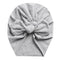 Solid Baby Cotton Beanies Cute Bear Ear Bowknot Turban Hats Sweet Soft 0-4T Elastic Caps for Newborn Baby Boy Girls Headwraps