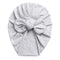 Solid Baby Cotton Beanies Cute Bear Ear Bowknot Turban Hats Sweet Soft 0-4T Elastic Caps for Newborn Baby Boy Girls Headwraps