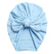 Solid Baby Cotton Beanies Cute Bear Ear Bowknot Turban Hats Sweet Soft 0-4T Elastic Caps for Newborn Baby Boy Girls Headwraps