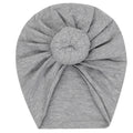 Solid Baby Cotton Beanies Cute Bear Ear Bowknot Turban Hats Sweet Soft 0-4T Elastic Caps for Newborn Baby Boy Girls Headwraps