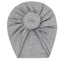 Solid Baby Cotton Beanies Cute Bear Ear Bowknot Turban Hats Sweet Soft 0-4T Elastic Caps for Newborn Baby Boy Girls Headwraps