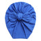 Solid Baby Cotton Beanies Cute Bear Ear Bowknot Turban Hats Sweet Soft 0-4T Elastic Caps for Newborn Baby Boy Girls Headwraps