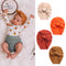 Solid Baby Cotton Beanies Cute Bear Ear Bowknot Turban Hats Sweet Soft 0-4T Elastic Caps for Newborn Baby Boy Girls Headwraps