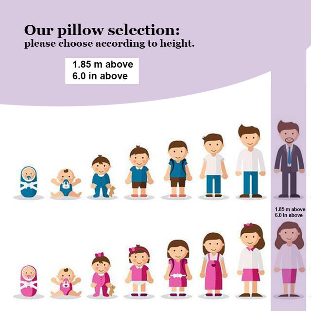 Super soft anti-wrinkle latex Pillow star hotel pillow large size to protect the neck pillow to prevent cervical spondylosis
