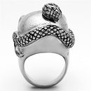 Mens Stainless Steel Rings TK1038 Stainless Steel Ring with Crystal