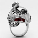 Mens Stainless Steel Rings TK1038 Stainless Steel Ring with Crystal