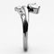 Vintage Rings TK1080 Stainless Steel Ring with AAA Grade CZ