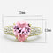 Gold Plated Rings TK1098 Gold - Stainless Steel Ring with AAA Grade CZ