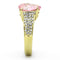 Gold Plated Rings TK1098 Gold - Stainless Steel Ring with AAA Grade CZ