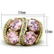 Gold Plated Rings TK1099 Gold - Stainless Steel Ring with AAA Grade CZ