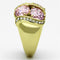 Gold Plated Rings TK1099 Gold - Stainless Steel Ring with AAA Grade CZ